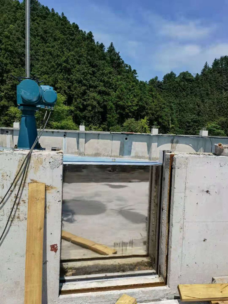 侧拉式镜面闸门